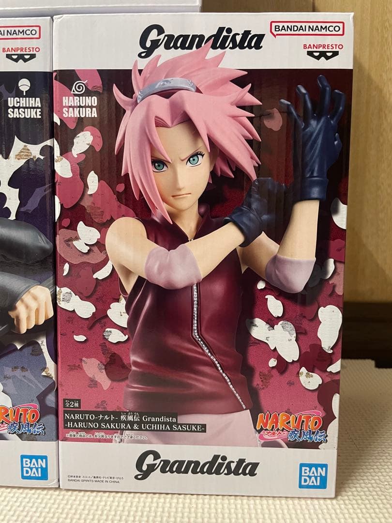 Grandista フィギュアセット ナルト・サスケ・サクラ　５点まとめ