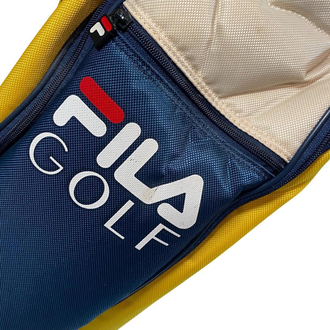 FILA GOLF フィラゴルフ ヘッドカバー付き キャディバッグ 3分割