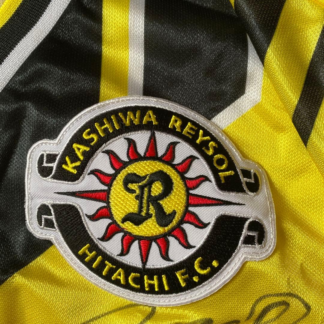 【タグ付】1995カレッカ選手他13名　サイン　柏レイソル　Mizunoユニ