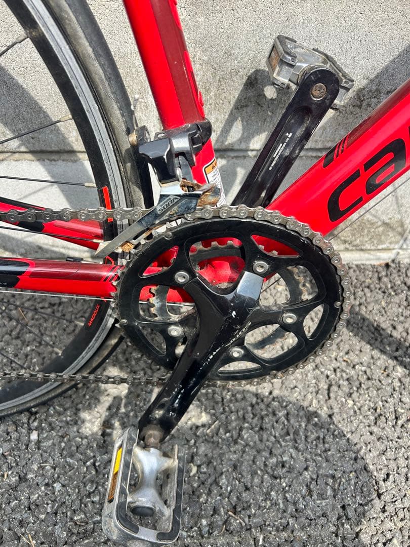 Cannondale caad8 レッド ロードバイク
