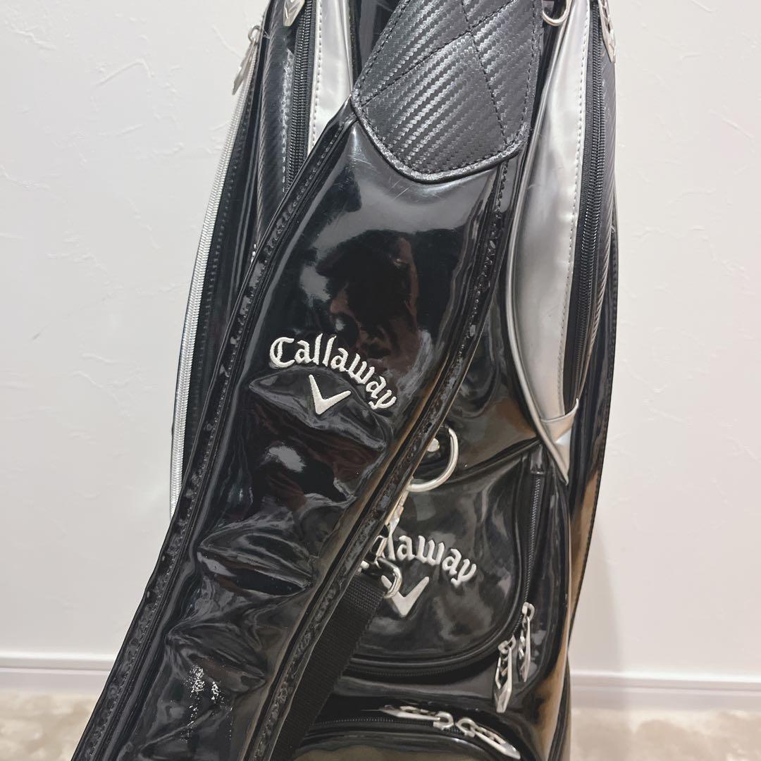 K052 Callaway キャロウェイ キャディバッグ エナメル フード無し