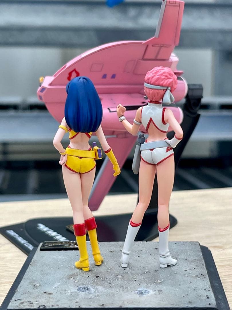 (ぱさん専用)ハセガワ　ユリ&ケイ／ラブリーエンゼル塗装済み完成品