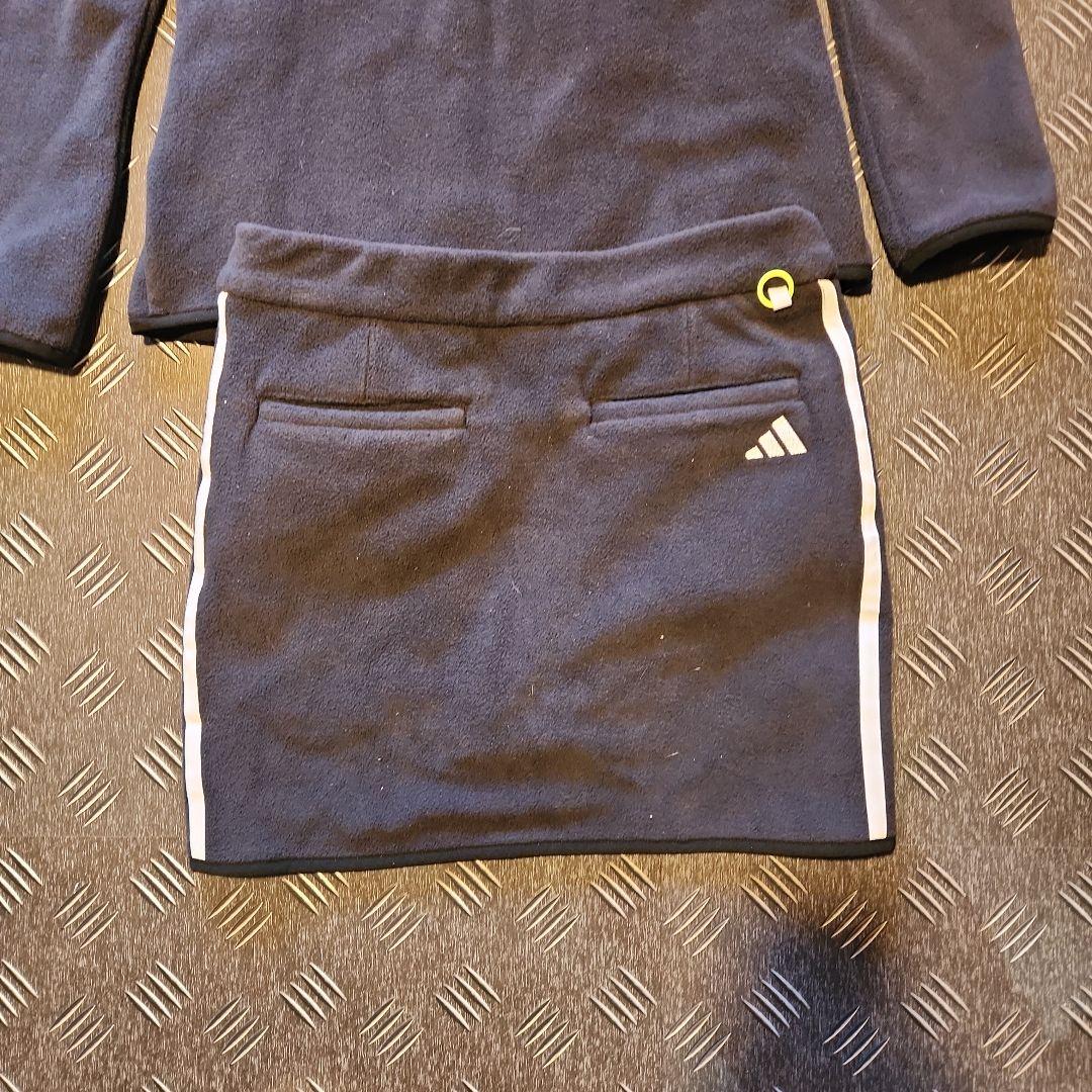 adidas ブラックフリース　 Mサイズ レディース　ゴルフウエア