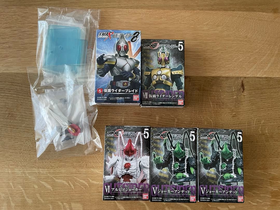 SHODO掌動仮面ライダーブレイドレンゲルアルビノジョーカージョーカーアンデット