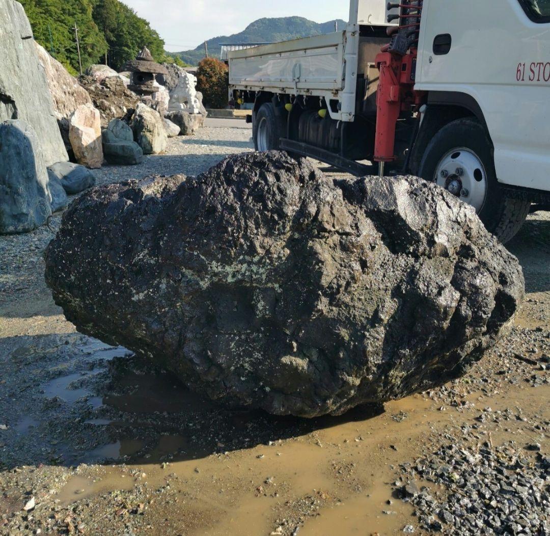 浅間溶岩石　400キロ　庭石　石　石材 庭　坪庭　ガーデニング