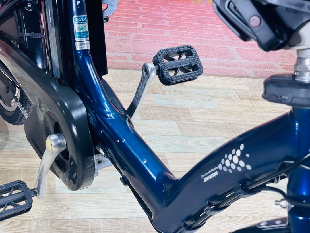 K2157 電動自転車ブリヂストン子供乗せ 20インチ 8.9Ah ブルー