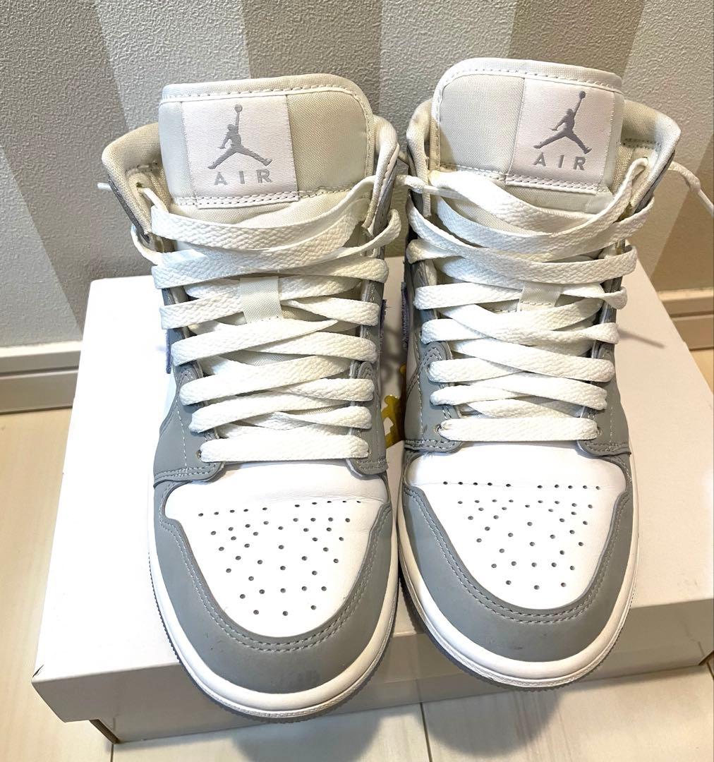 正規品⭐︎エアージョーダン1⭐︎ウルフグレー⭐︎23.0⭐︎AJ1⭐︎鑑定書付