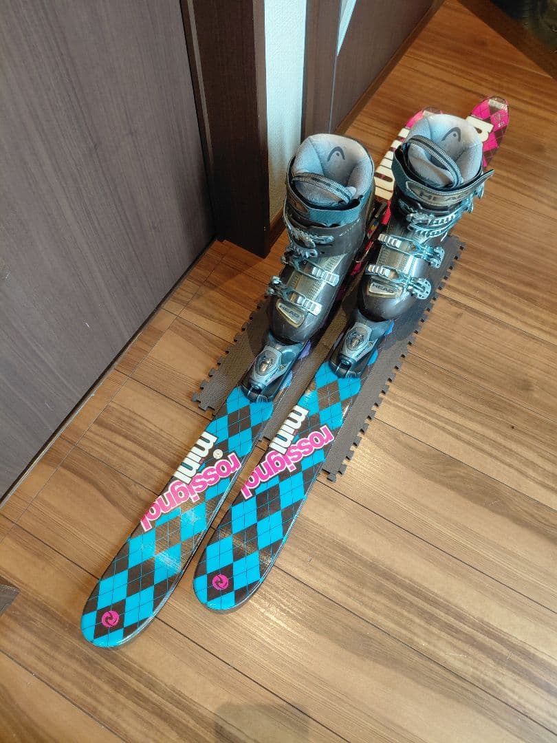 大特価❗ROSSIGNOL 128 ミッドスキー ショートスキーセット❗