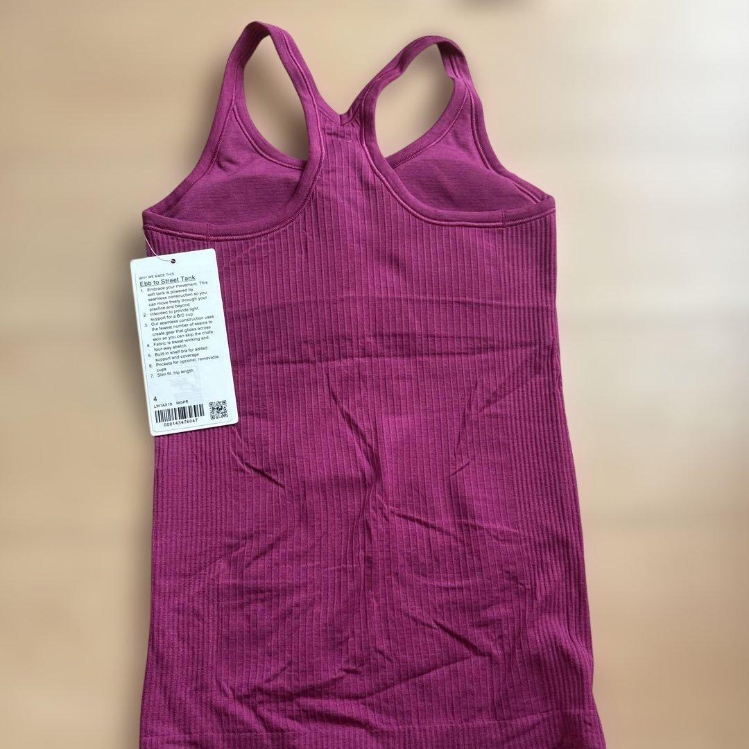 ⭐︎新品タグ付き⭐︎Ebb to Street Tank パープル 4