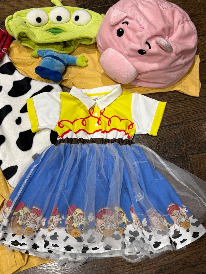 【豪華7点】トイストーリー 親子コーデ セット ファンキャップ付き ウッディ