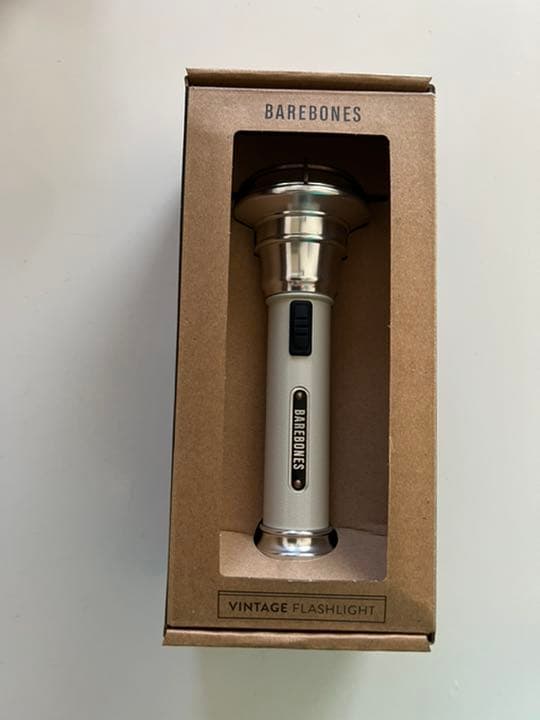 BAREBONESビンテージフラッシュライトLED ビンテージホワイト