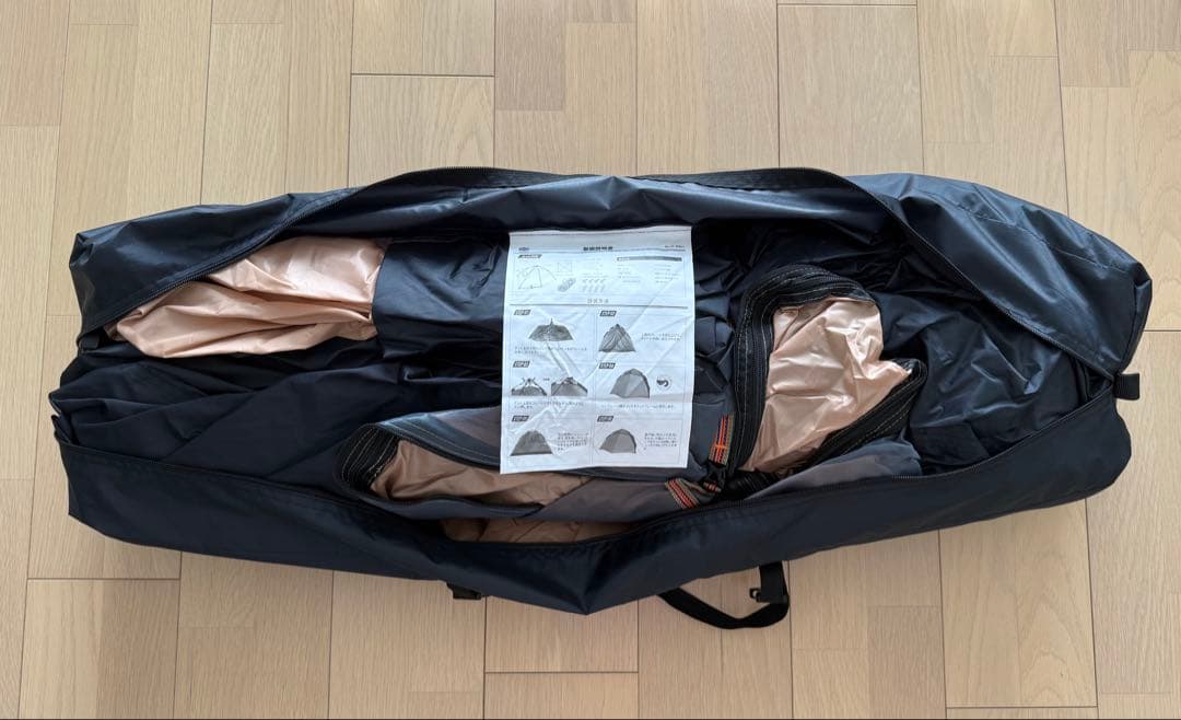 GO Glamping ワンタッチキャンプテント　3~4人用　説明書付き