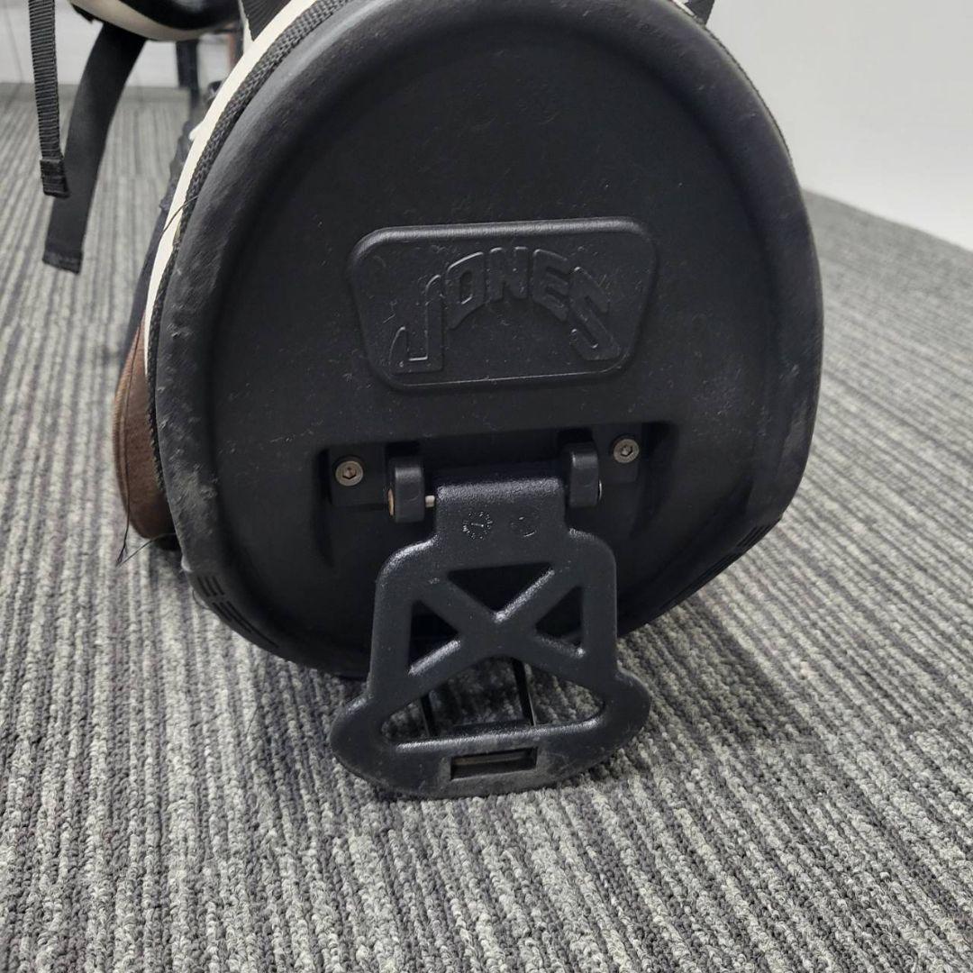 JONES キャディバッグ スタンド ほぼ未使用 軽量 ブラウン ホワイト
