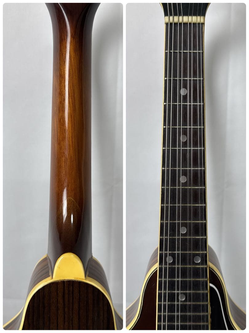 B177 KASUGA 春日楽器 フラットマンドリン カスガ ハードケース付き