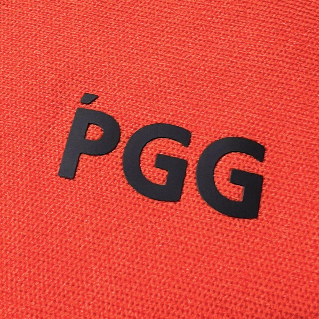 新品 PGG パーリーゲイツ ポリエステルヤーン ニットポロ 定価24200 L