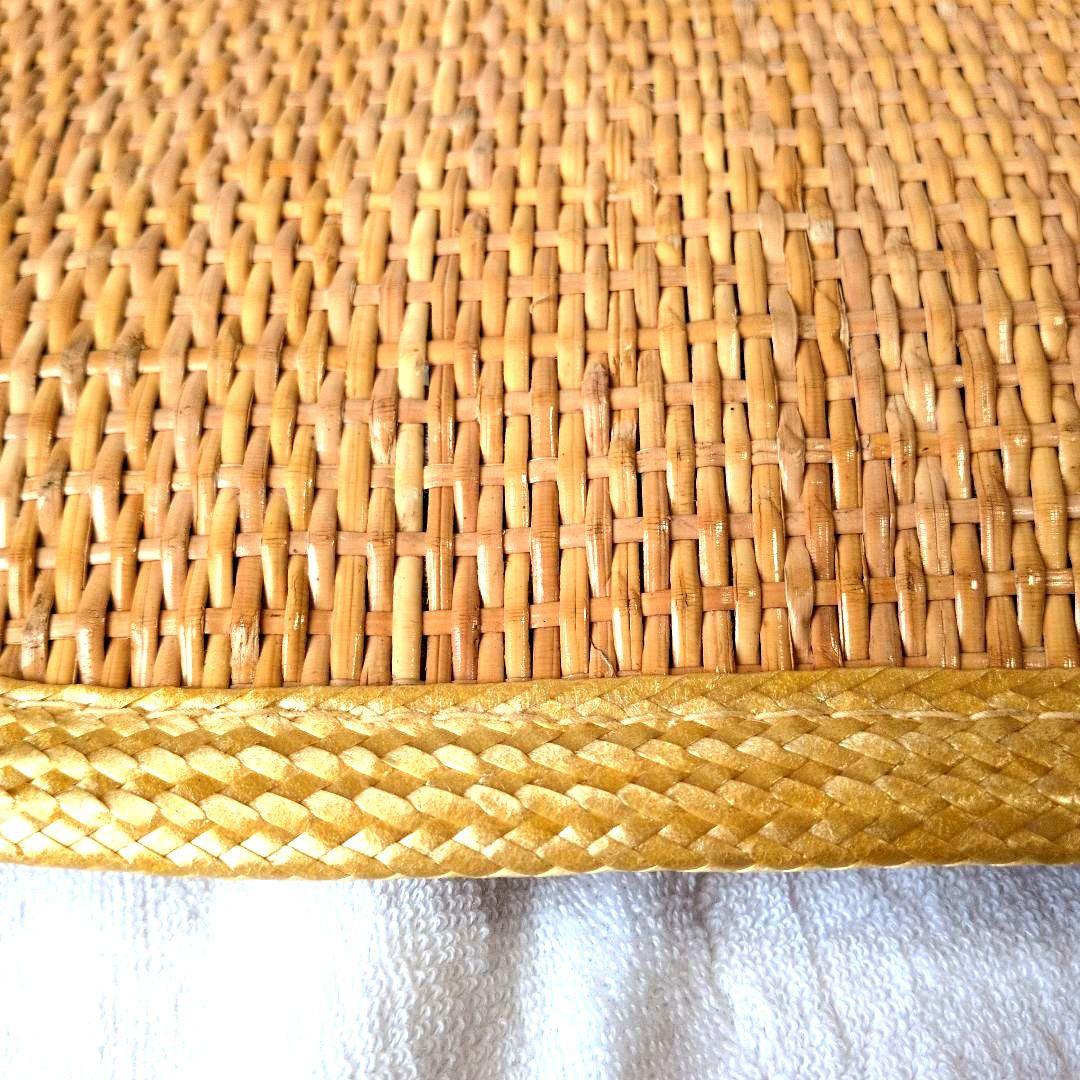 高級品　天然素材 籐座布団 5枚組 55×55cm 夏用 涼感 クッション