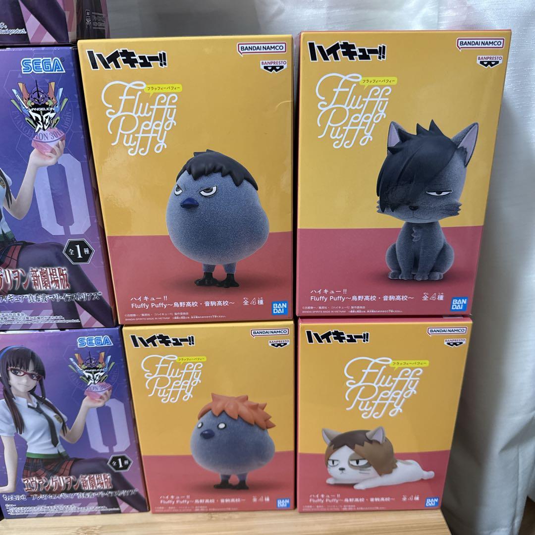 お得！　ハイキュー　エヴァンゲリオン新劇場版　ちょこのせ　フィギュア　まとめ売り