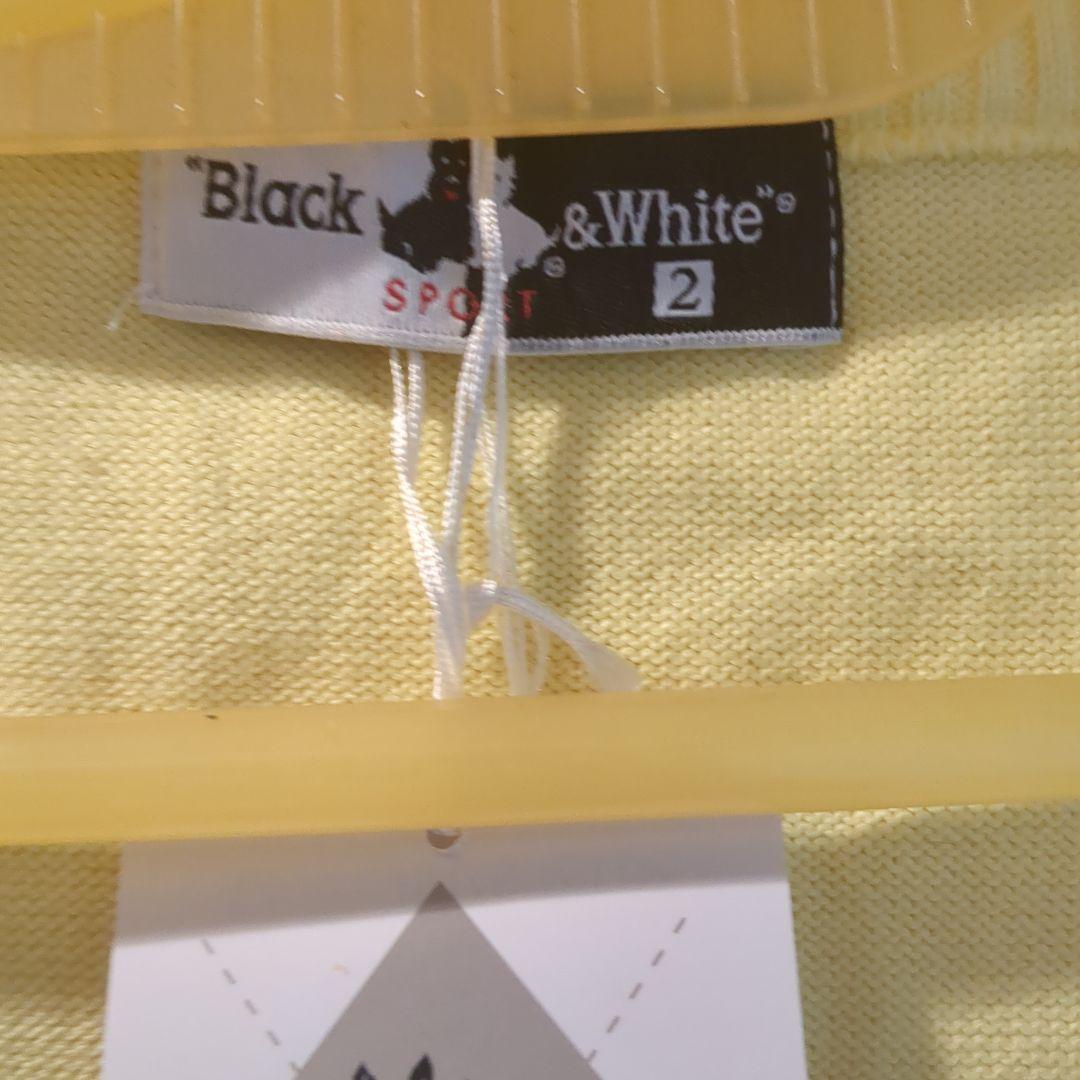 Black & White スポーツベスト イエロー チェック柄