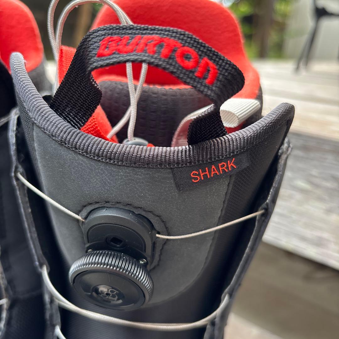 BURTON SHARK スノーボードブーツ ブラック/レッド