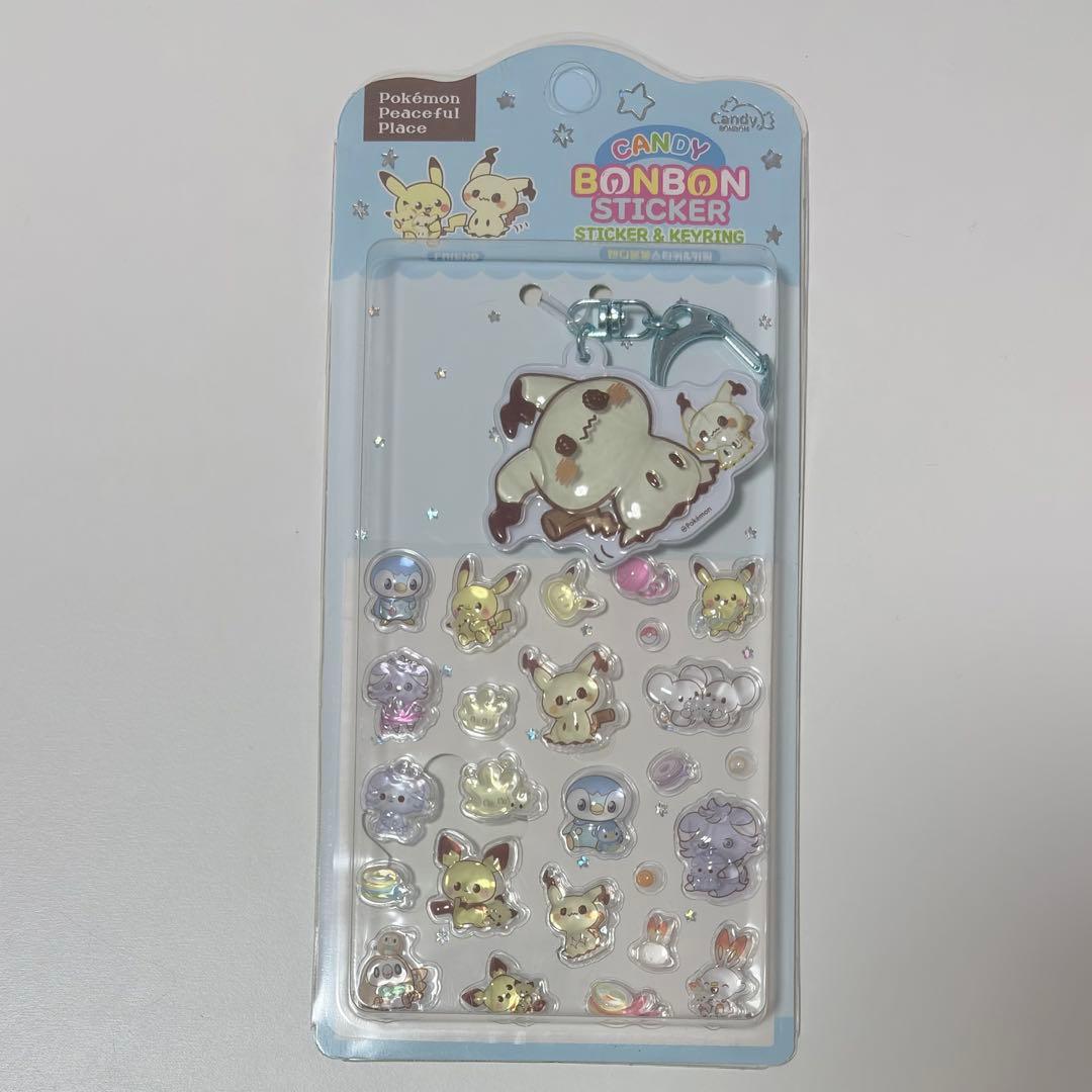 ポケモン 韓国　公式品　 キャンディ　ボンボンステッカー 1box 12枚
