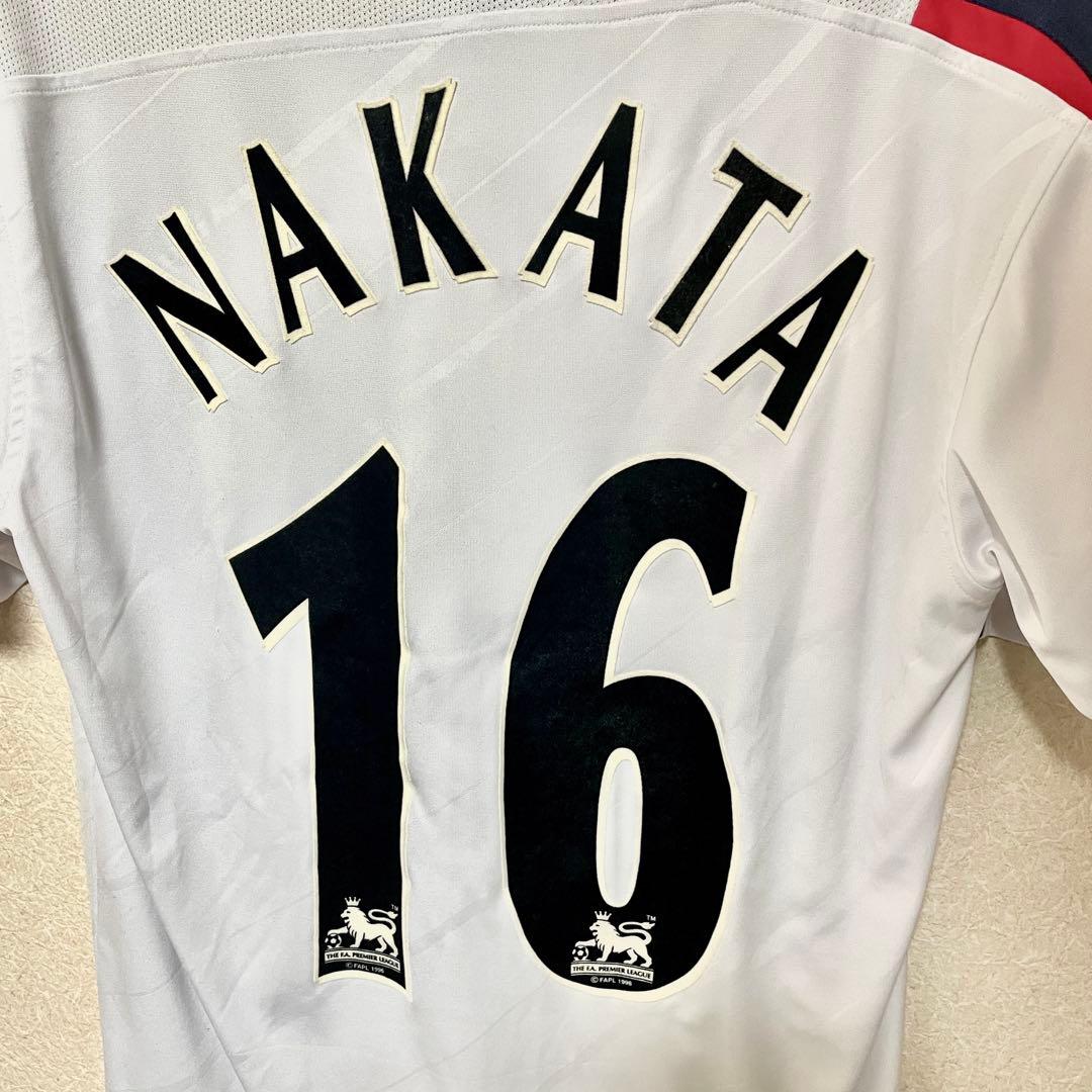 ボルトン 05-06 中田英寿 ユニフォーム 日本L相当 プレミア　現役ラスト