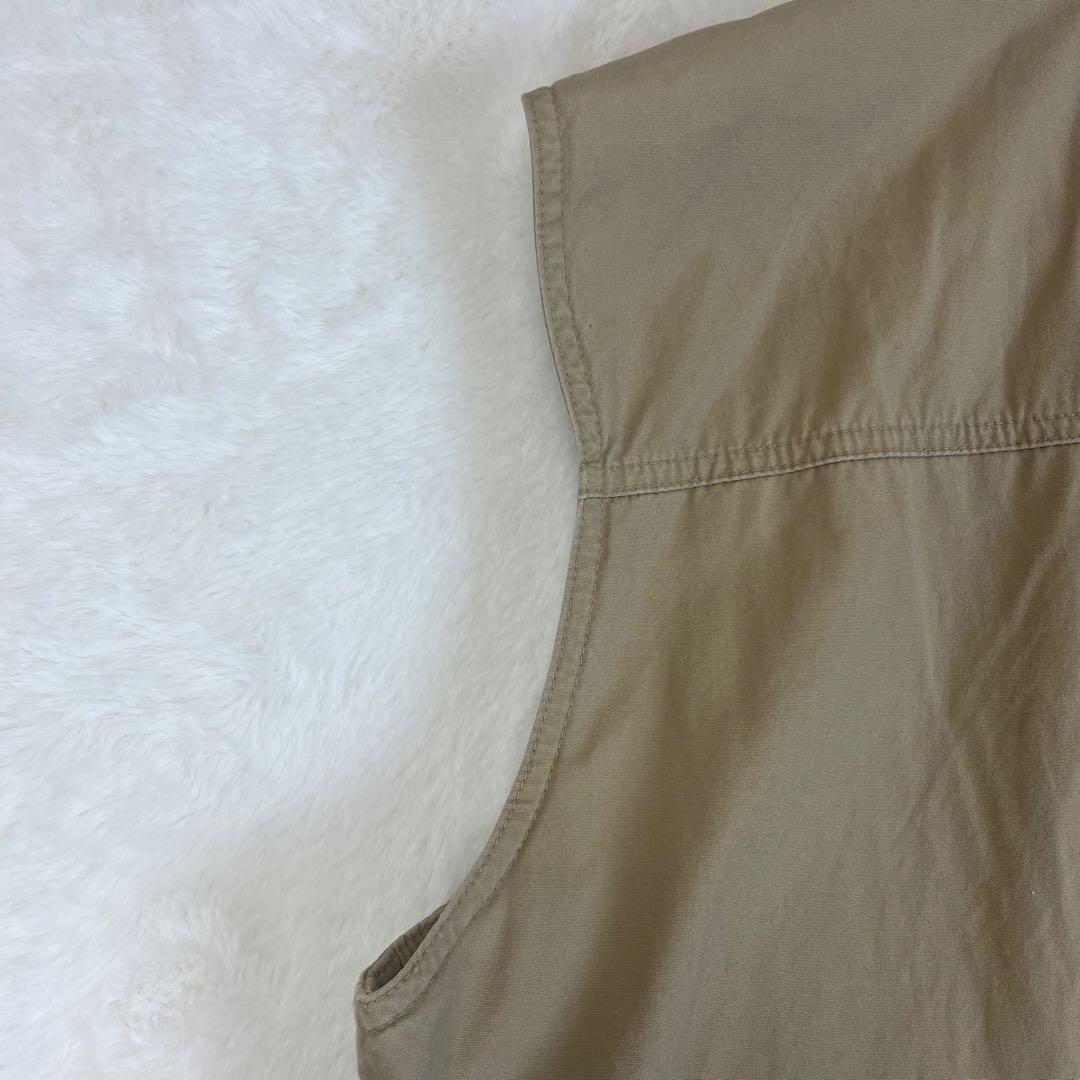 【美品】 エルエルビーン フィッシングベスト ベージュ Mサイズ
