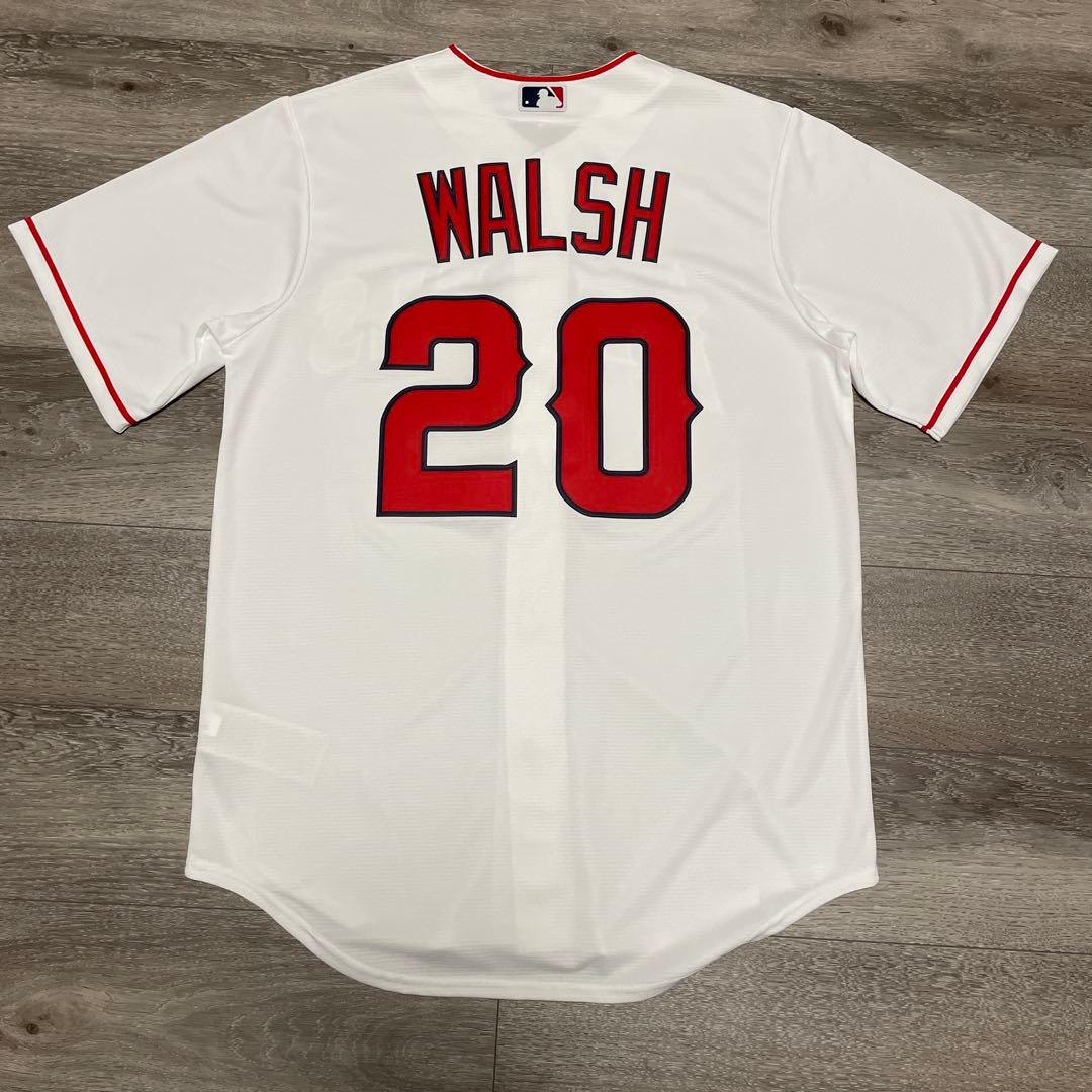 極美品 NIKE MLB LA Angels 20 WALSH Jersey M