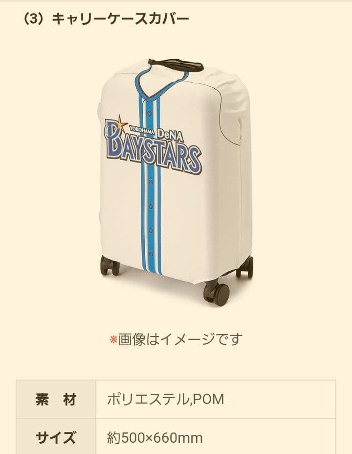 横浜DeNAベイスターズ トラベルキャリーケースセット