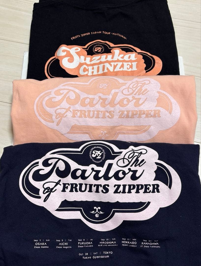 3着 fruits zipper tシャツ Suzuka Chinzei XL