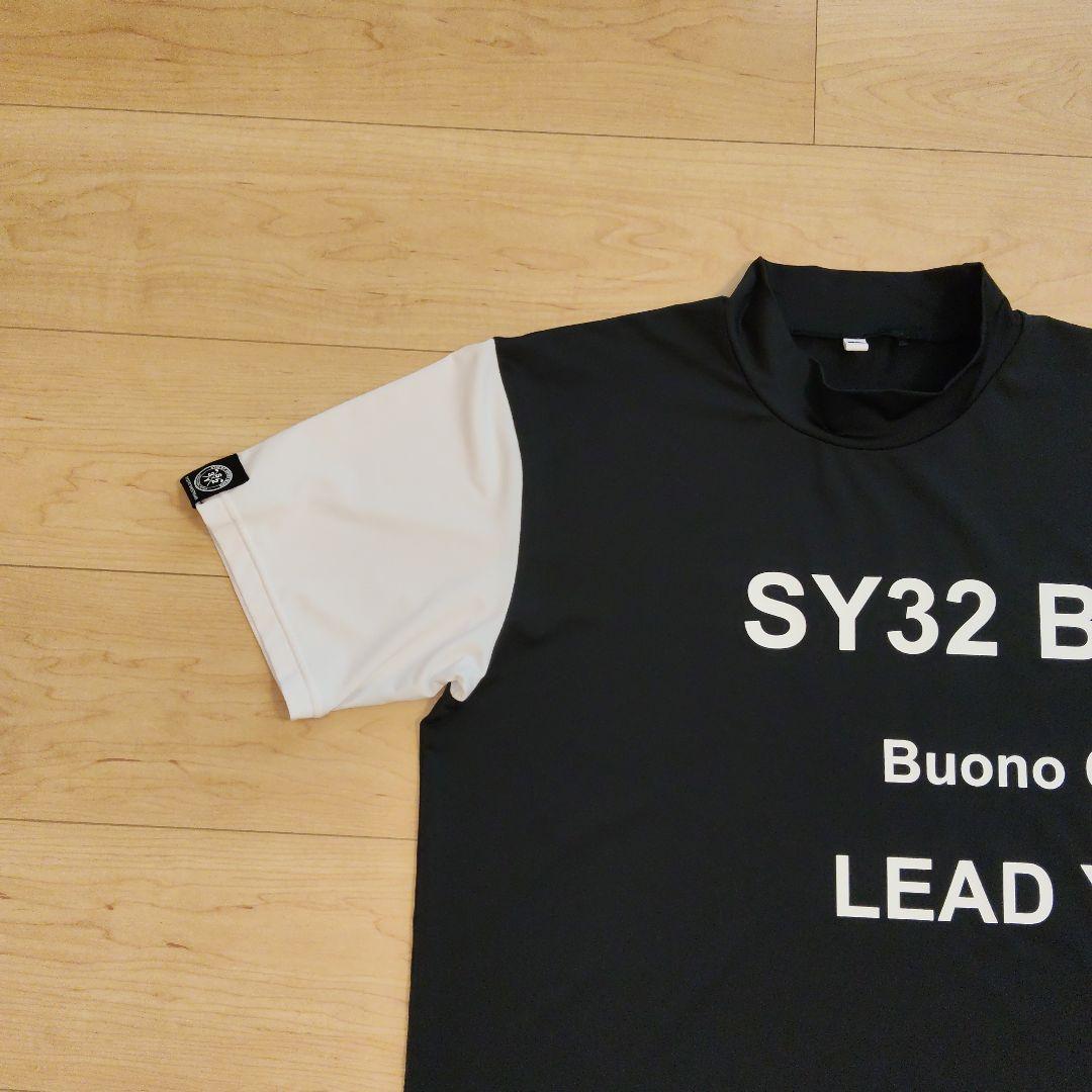 【L】 美品 SY32 BY SWEET YEARS GOLF 半袖モックネック