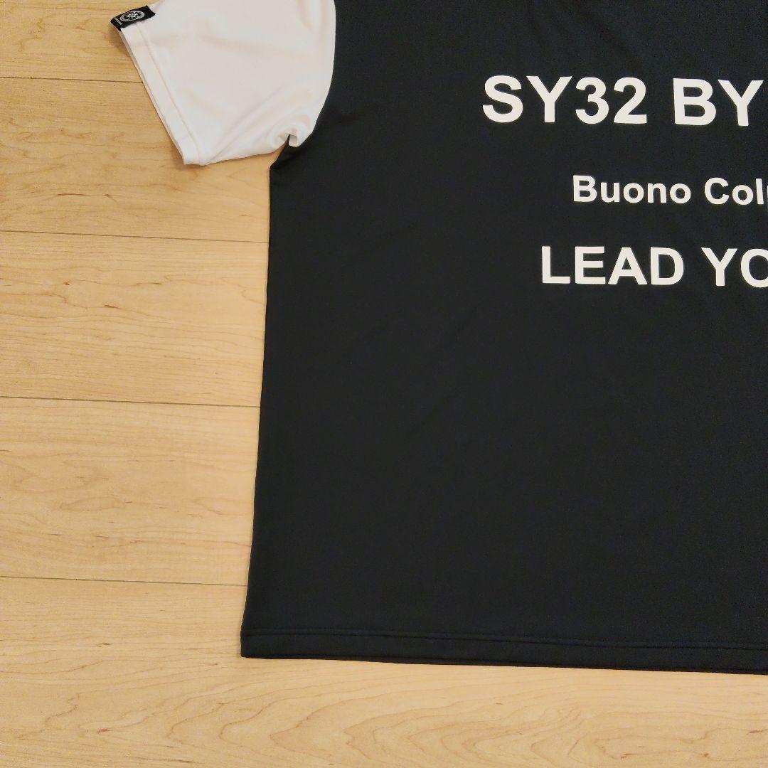 【L】 美品 SY32 BY SWEET YEARS GOLF 半袖モックネック