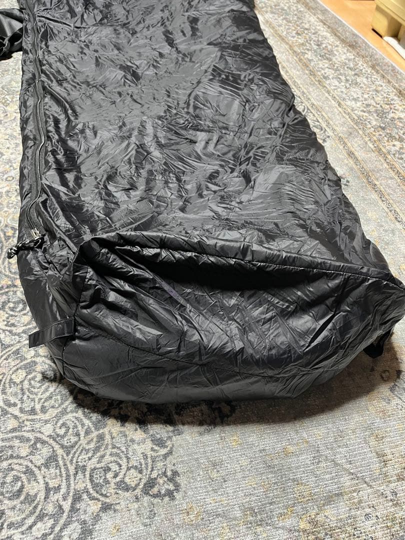 Canp greeb 寝袋 600fp ダウン シュラフ マミー 収納袋付き