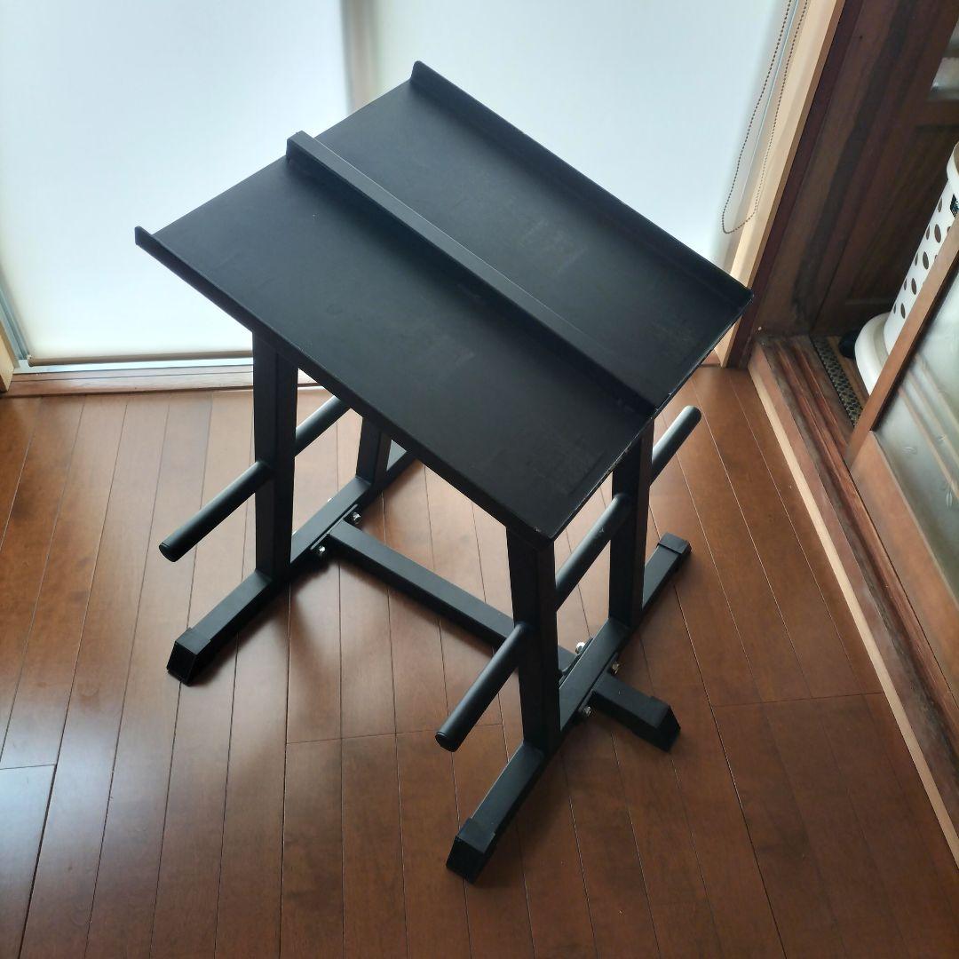 ウエイトトレーニング用スタンド 黒　アイロテック