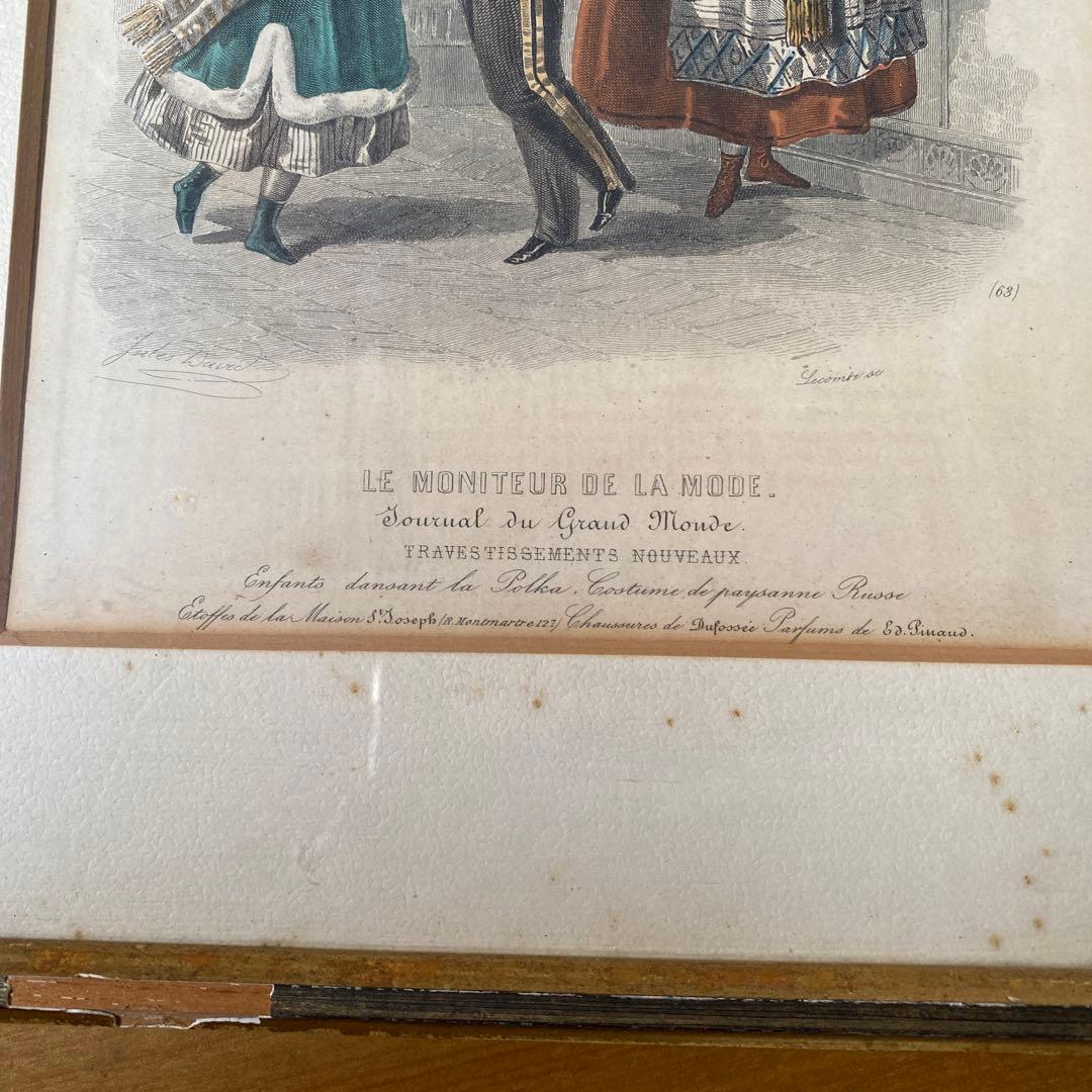 絵画 LE MONITEUR DE LA MODE
