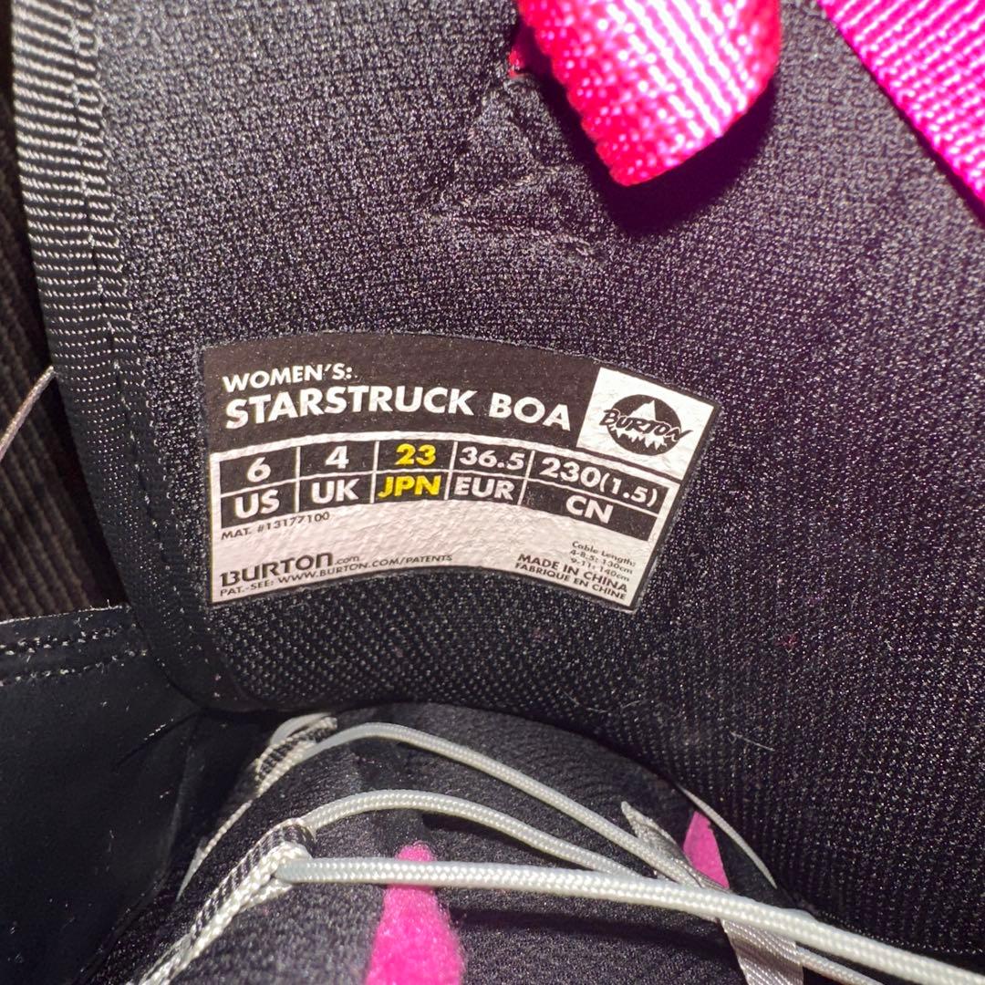 Burton　STARSTRUCK BOA　WOMEN　23cm