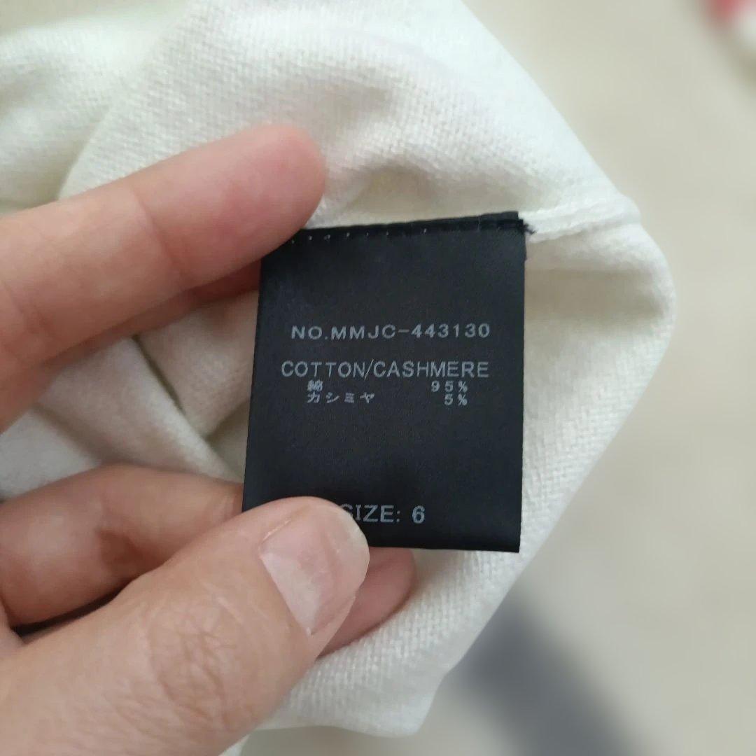 【新品未使用】muta メンズゴルフウェア　メンズニット　カシミア　サイズ6