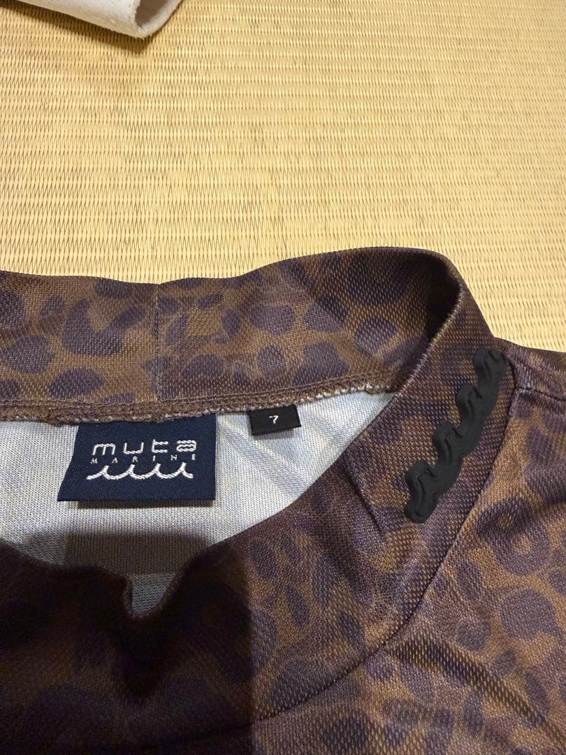 MUTA MARINE レオパード柄ブラウンシャツ サイズ7