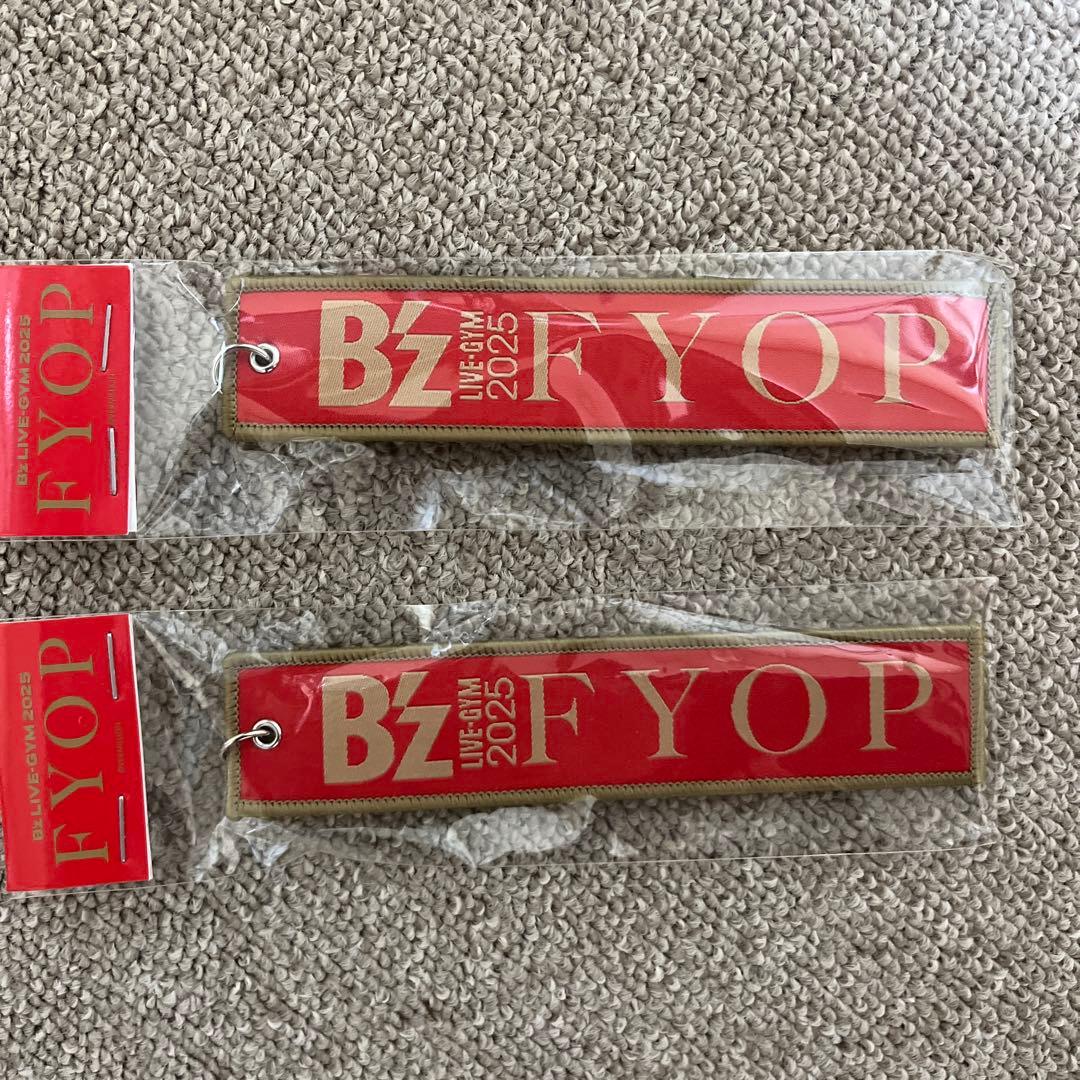 B'z ギターピック型ファスナーマスコット & FYOP キーホルダー 2個