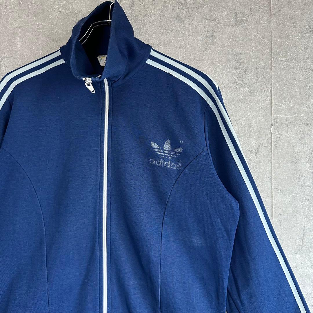 80s 90s 万国旗　adidas ジャージ　トラックジャケット