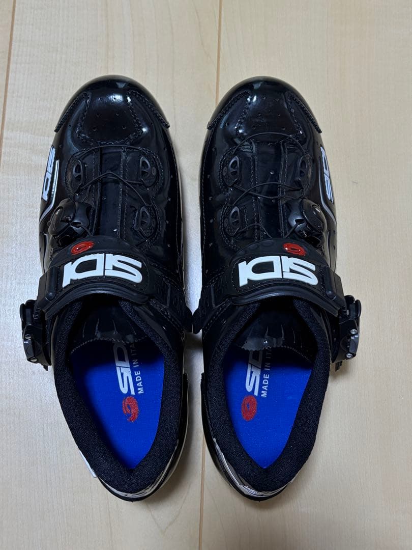 SIDI KAOS ブラック エナメル (ロードバイクシューズ) カーボンソール