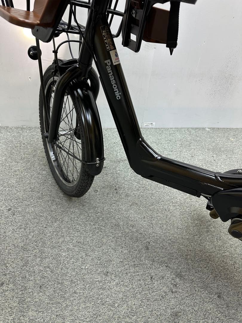 人気な車種　パナソニックギュットアニーズ　3人乗り電動自転車　チャイルドシート付