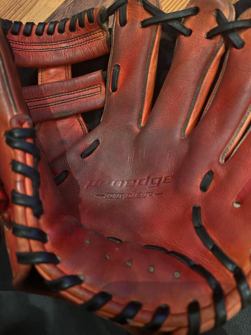 SSK proedge 硬式グローブ オレンジ 収納袋付き、軟式もいけます。