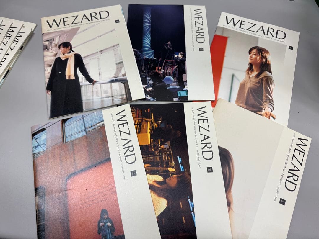 ロ*ク様 ZARD ファンクラブ限定会報　WEZARD 20冊 +他グッズ6点