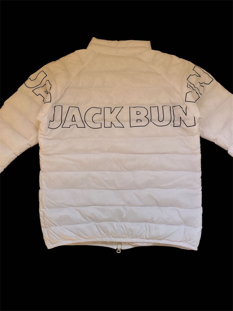 JACK BUNNY！！ ロゴ中綿ジャケット 白 サイズ4、M、極美品 正規品！
