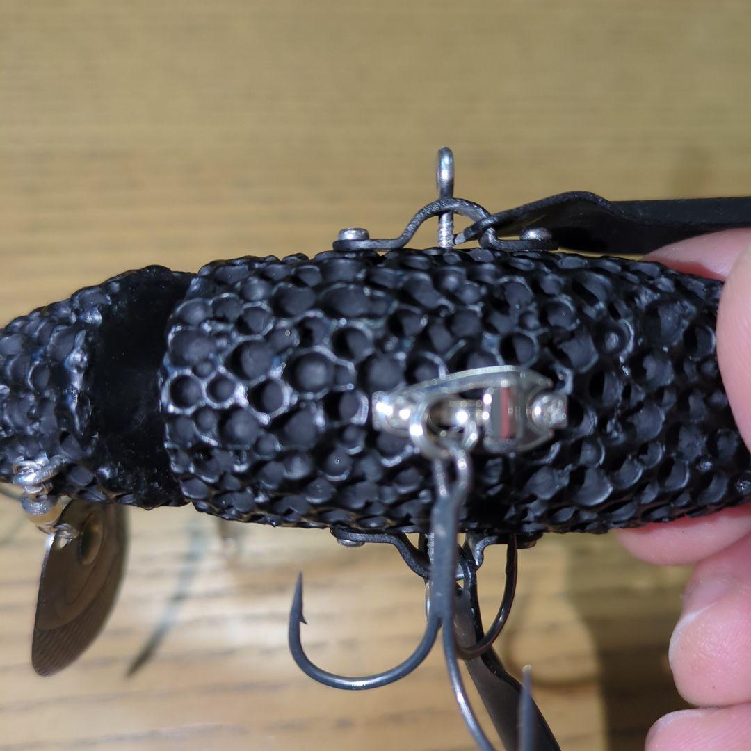 ハンドメイド ルアー ジョイントフカベイト風 クローラー 羽根モノ です