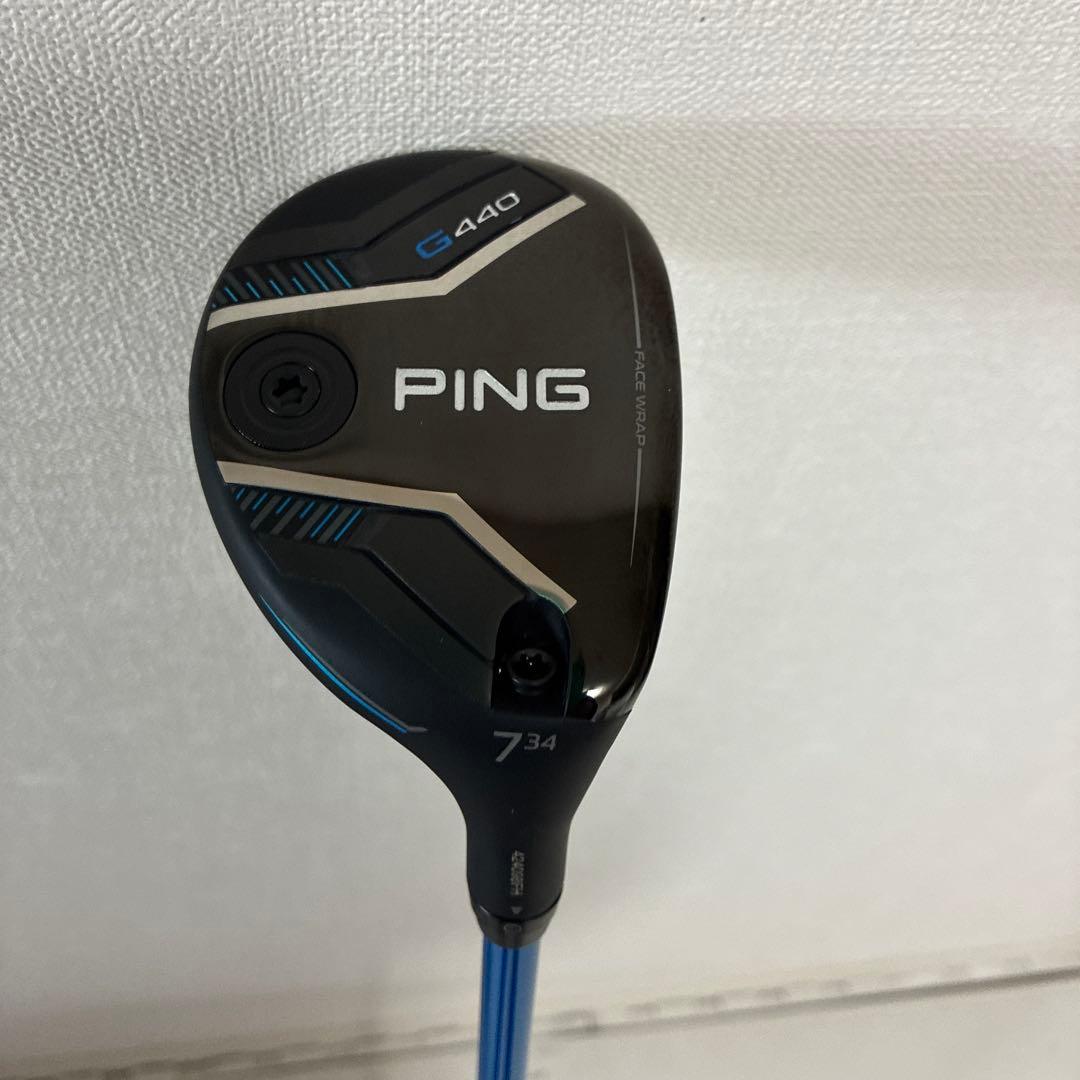 【希少番手】PING ピン G440 ハイブリッド 7U 34度　フレックスR