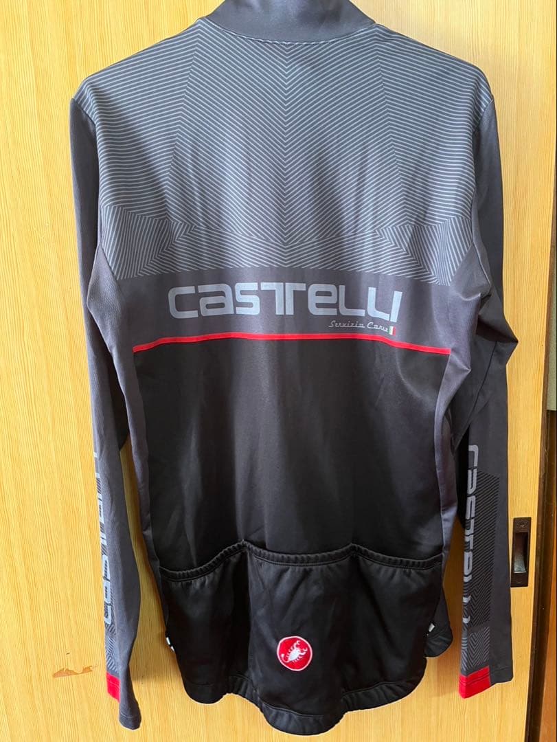 Castelli サイクルジャージ Lサイズ グレー