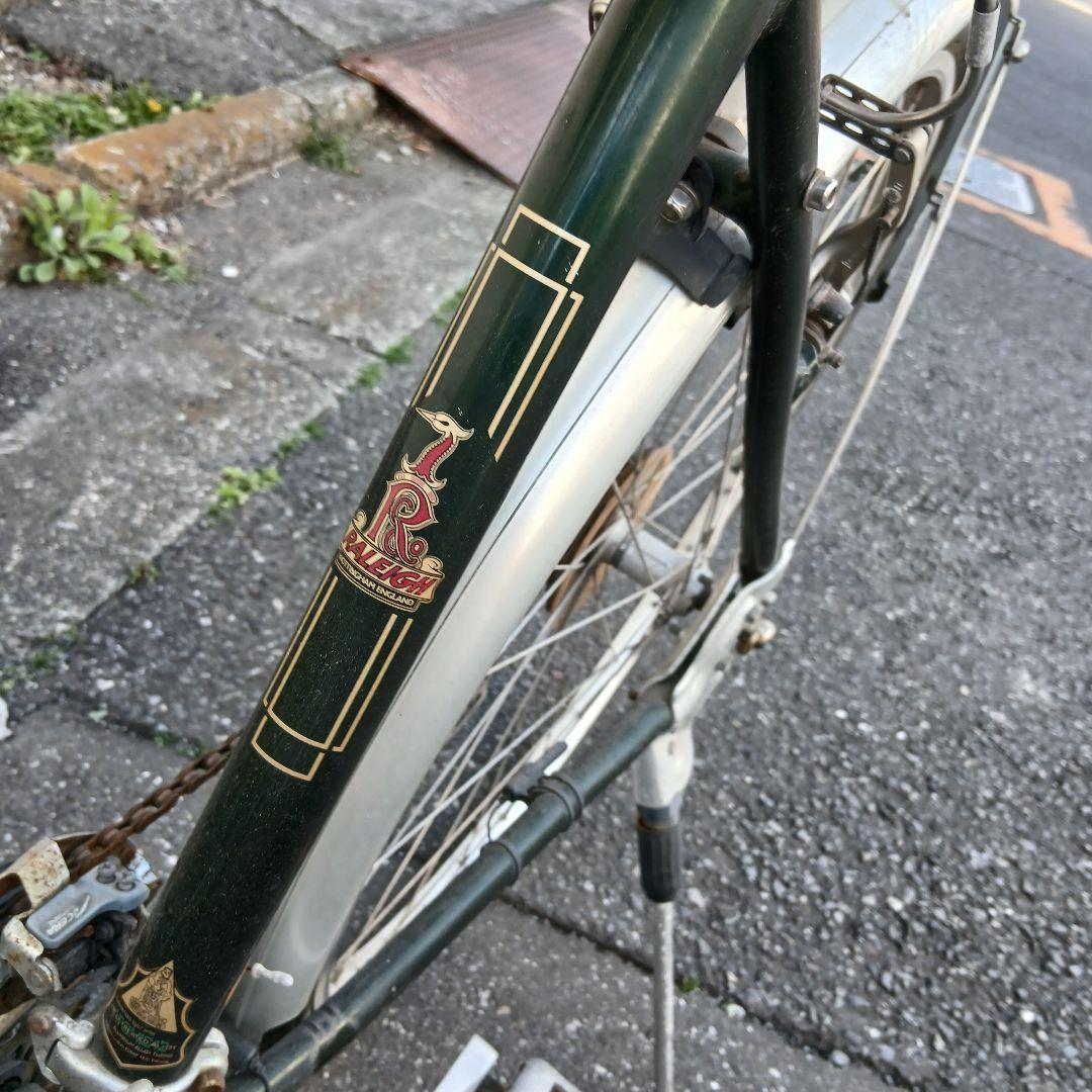 【葛飾区・引き取り限定】Raleigh Trenz X グリーン クロスバイク
