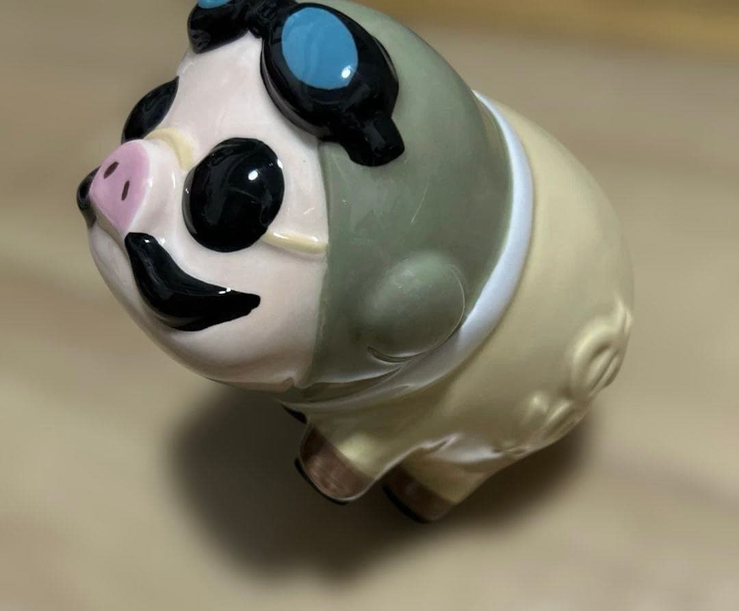 【美品】スタジオジブリ 紅の豚 ポルコ・ロッソ 貯金箱