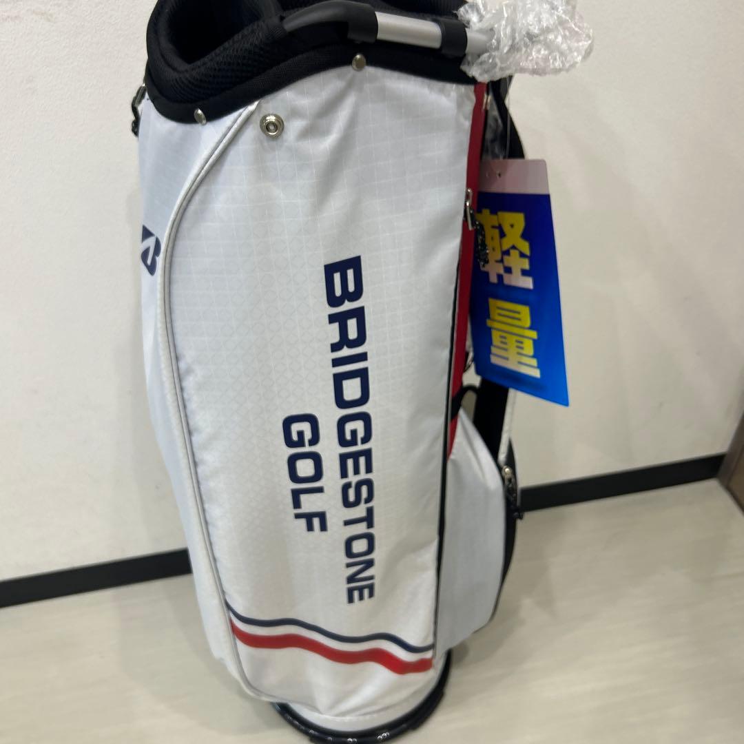 BRIDGESTONE GOLF キャディバッグ ホワイト　CBG321